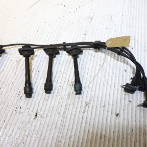 TOYOTA STARLET GLANZA V TURBO HT SPARK PLUGS LEADS X 4 EP91  4EFTE
