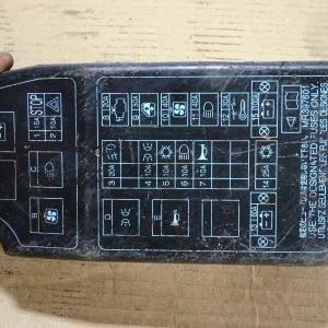 Mitsubishi evo  4 5 6 fusebox cover under bonnet  fuse box  cp9a cn9a