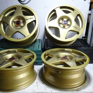 SUBARU IMPREZA WRX STI 5 SPOKE SPEEDLINE ALLOY WHEELS 16 INCH 5 X100  ET46 7JJ