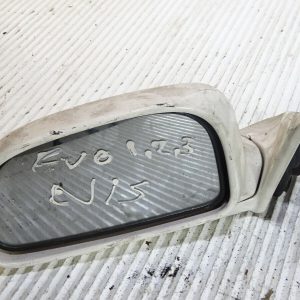 MITSUBISHI Evo 1 2 3 side wing mirror passenger side left white ce9a cd9a