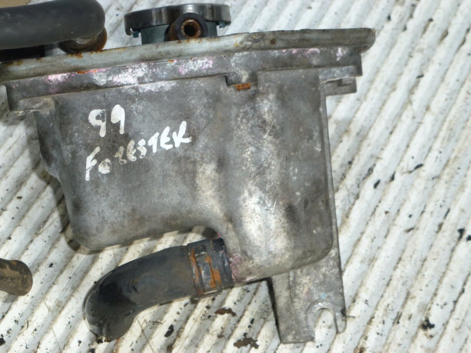 SUBARU IMPREZA WRX WATER HEADER EXPANSION TANK V5 1999 GC8 GF8 STI
