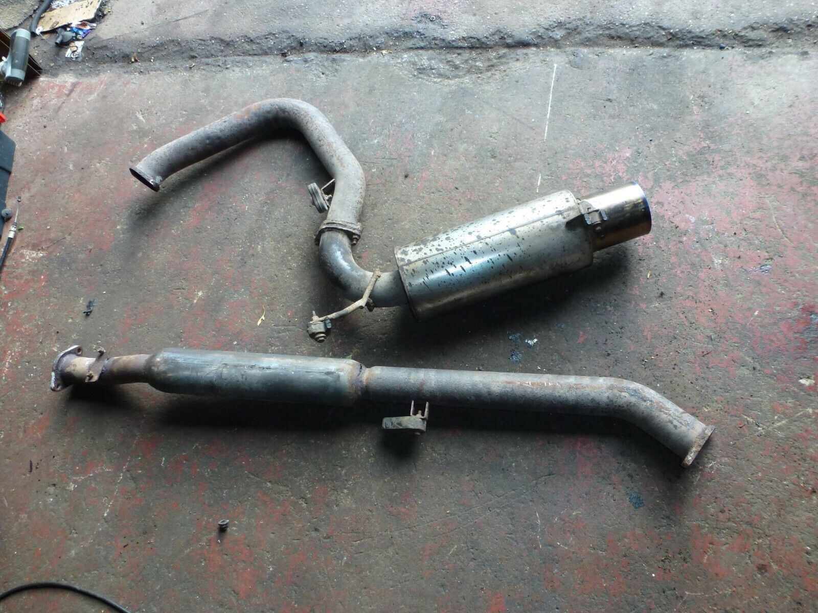 Mitsubishi evo 4 5 6 hks cat back exhaust system jasma spares repairs cp9a cn9a