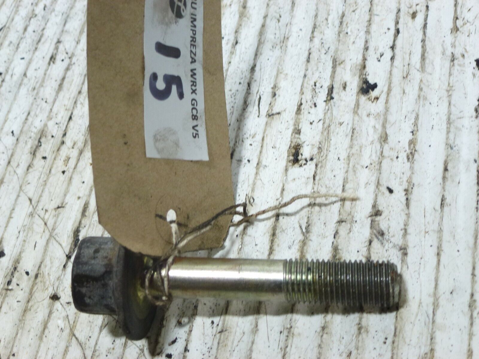 SUBARU IMPREZA WRX CRANK PULLEY SUPPORT BOLT V5 1999 GC8 GF8 STI D - Image 4