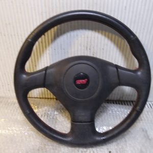 SUBARU IMPREZA WRX STI GDB V8 JDM STEERING WHEEL  RED STICHES