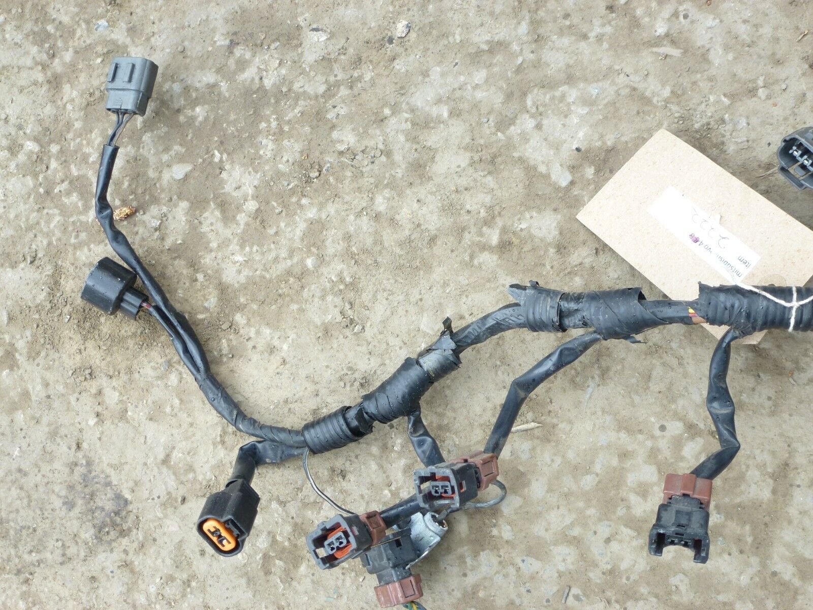 MITSUBISHI EVO 4 engine wiring harness loom evolution cn9a mr282102 - Image 8