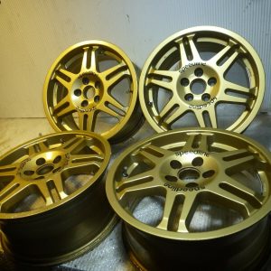 Subaru impreza wrx sti classic 16 inch speedline alloy wheel set 7jj et48 5 x100