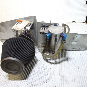 Mitsubishi evo 4 5 6 cusco hard pipe oil catch can  k and n filter cone battery