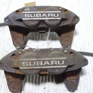 SUBARU IMPREZA CLASSIC FRONT 4 POT BRAKE CALIPER SET GC8 GF8 LEFT  RIGHT FRONT