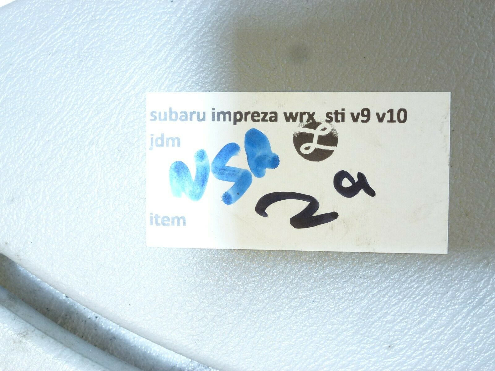 SUBARU IMPREZA WRX STI NEWAGE REAR PASSENGER SIDE SEAT BELT NSR GDB - Image 3