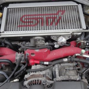SUBARU IMPREZA WRX  STI 2.0 red top engine jdm spec  v7 sti ej207dw3gr  ej20